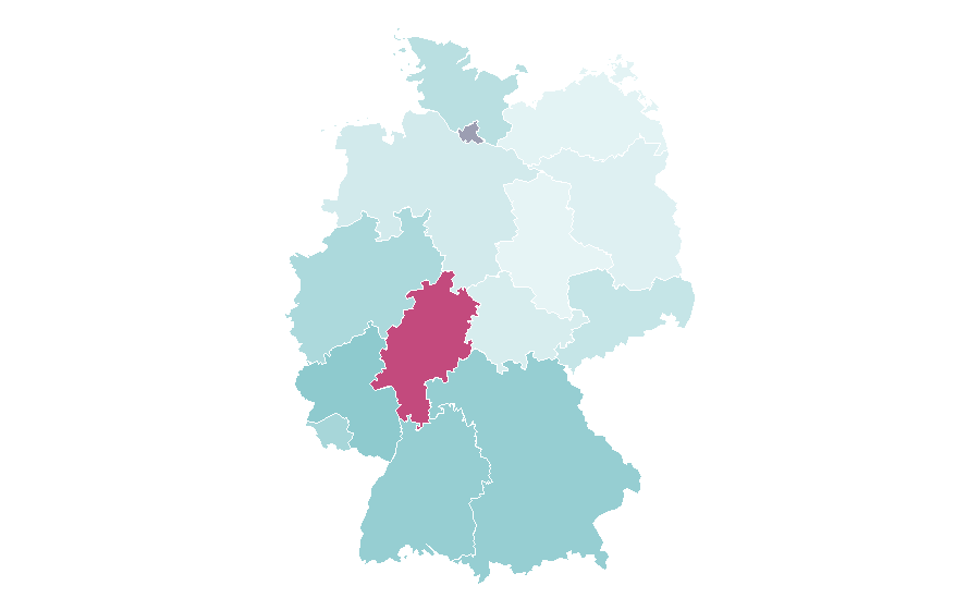Affinity by region — Algiers, Germany
