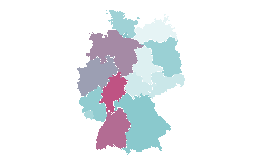 Affinity by region — Ali Baba, Germany