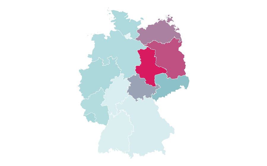 Affinity by region — Alina Merkau, Germany