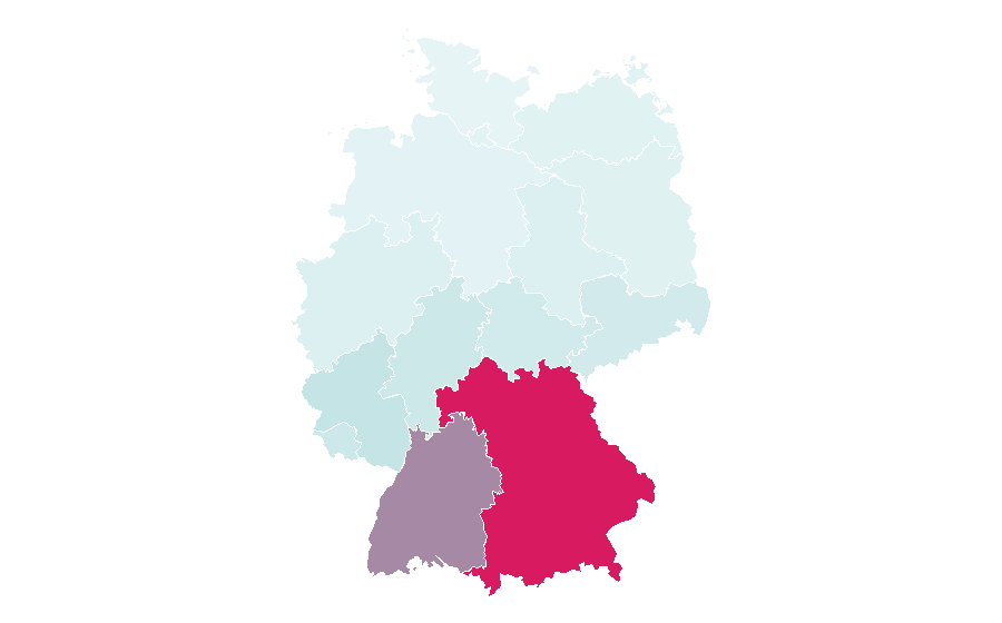 Affinity by region — Allgäu Alps, Germany