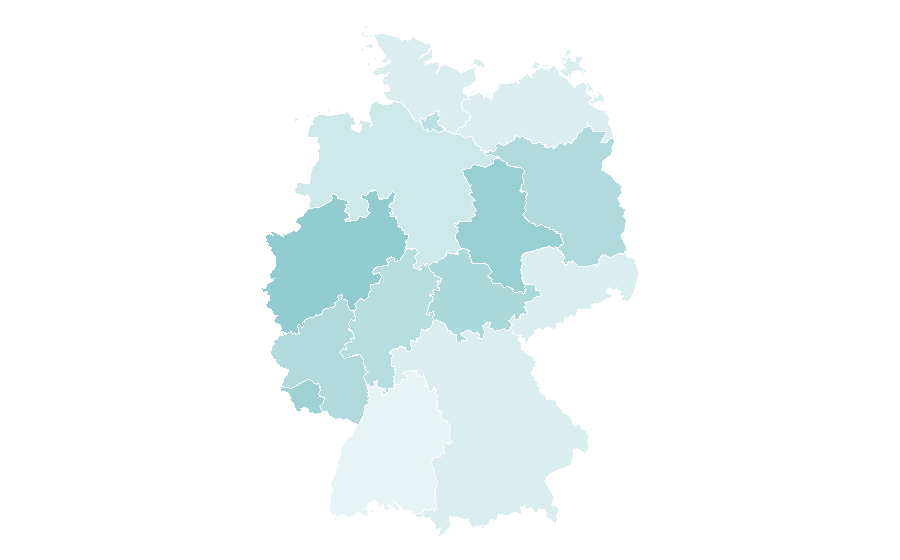 Affinity by region — Allison Williams (actress), Germany