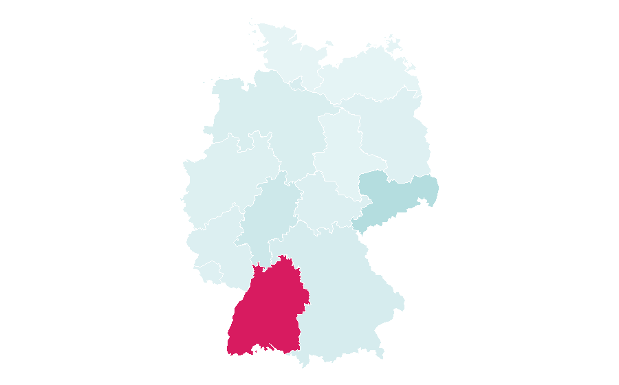 Affinity by region — ALMA, Germany