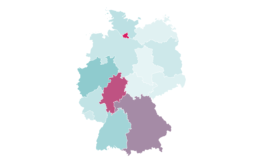 Affinity by region — Alo Yoga, Germany