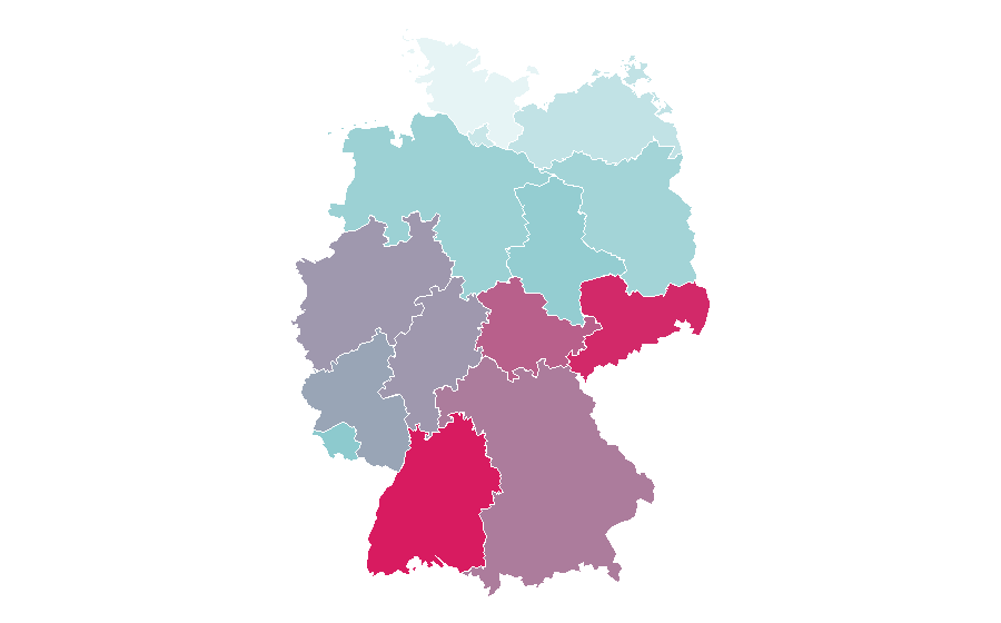 Affinity by region — Aloe vera, Germany