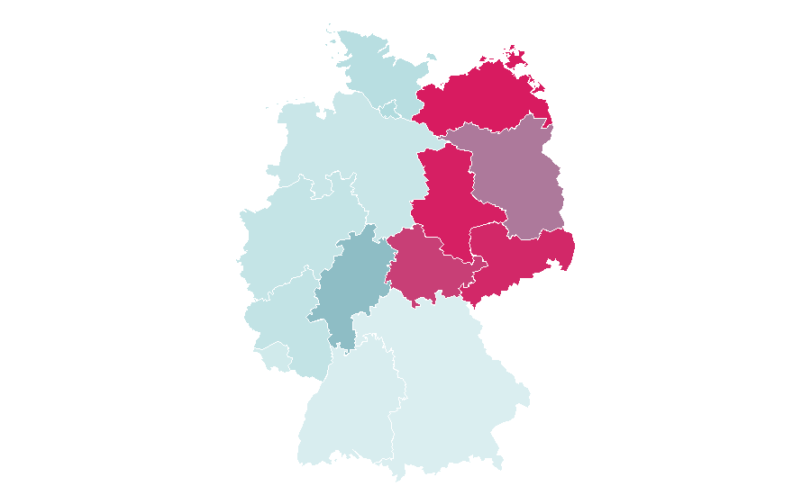 Affinity by region — Alpha Industries, Germany