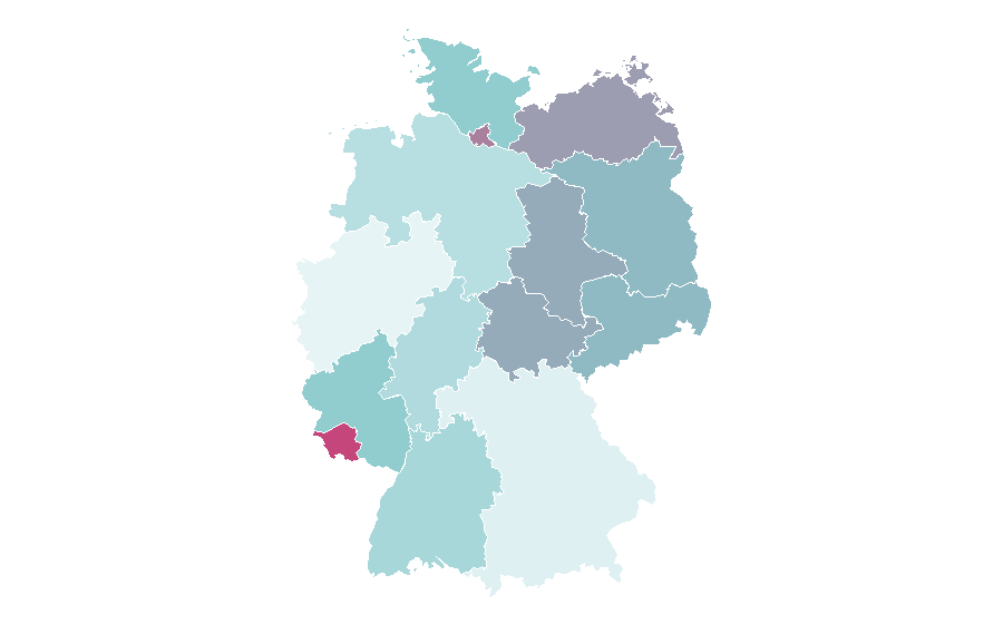 Affinità per regione — Alternative medicine, Germania