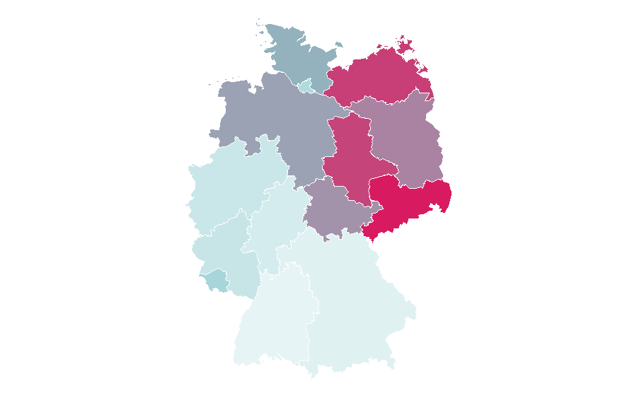 Affinity by region — Amanda Lear, Germany