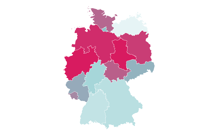Affinity by region — Amazon Echo, Germany