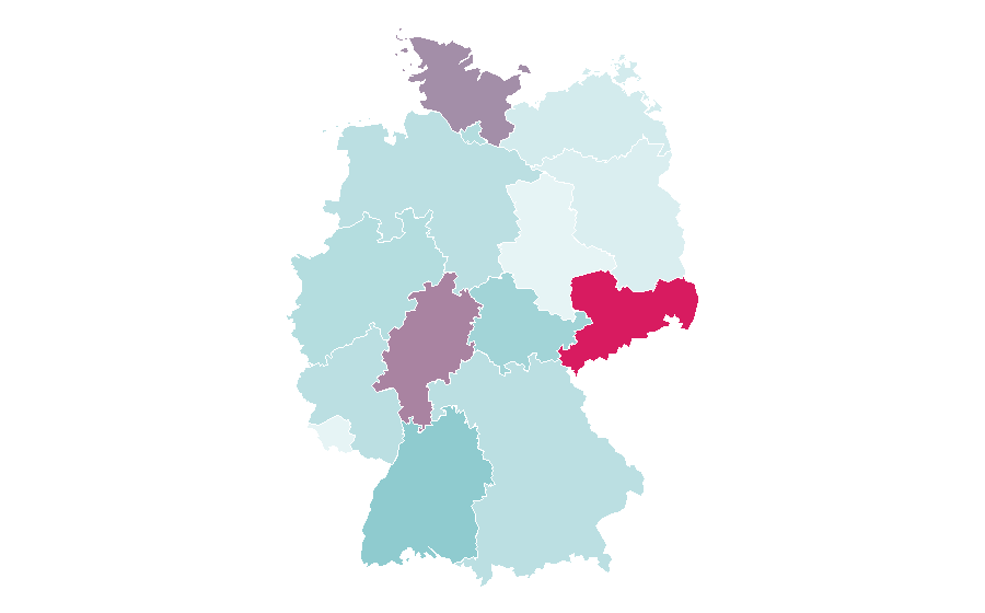 Affinity by region — Amazon rainforest, Germany