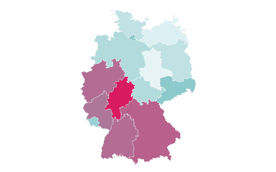 Affinity by region — AMC (TV channel), Germany
