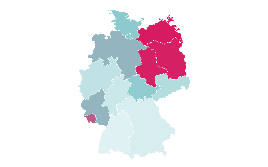 Affinity by region — American Bulldog, Germany