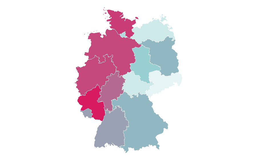 Affinity by region — American Housewife, Germany