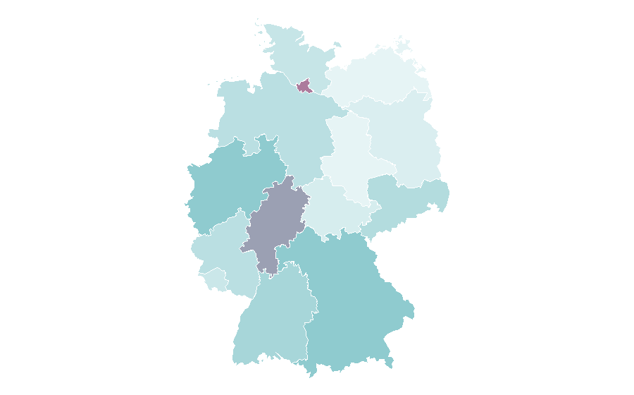 Affinity by region — american psycho, Germany