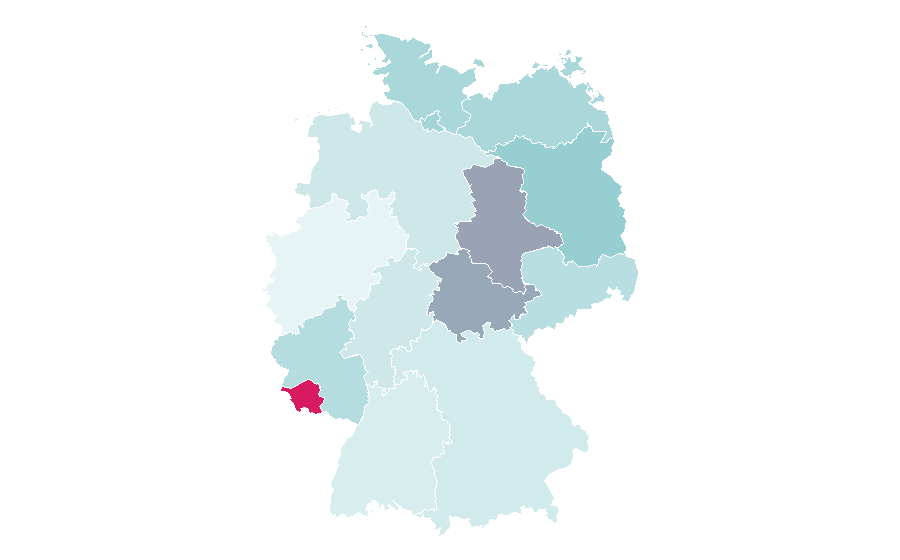 Affinità per regione — American rock, Germania
