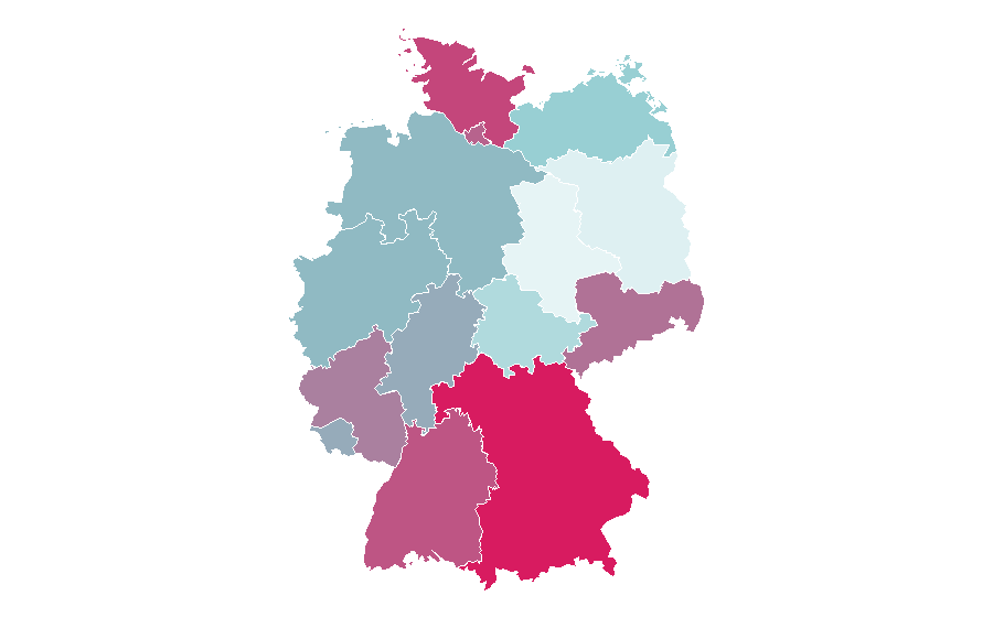 Affinity by region — Amethyst, Germany