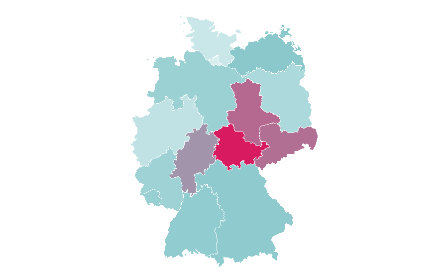 Affinity by region — Amigos, Germany