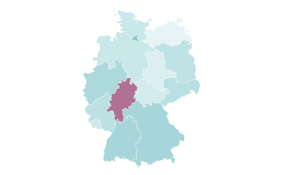 Affinity by region — Amman, Germany