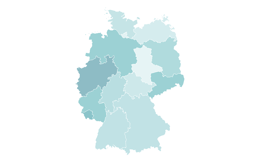 Affinity by region — Among Us, Germany