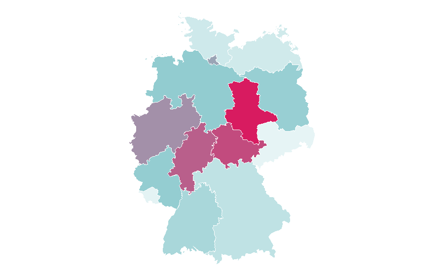 Affinity by region — Amusement arcade, Germany