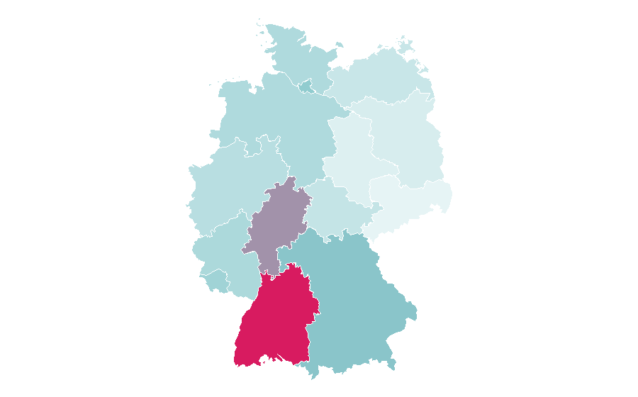 Affinity by region — Anaerobic exercise, Germany