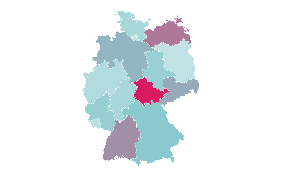 Affinity by region — Anastacia, Germany