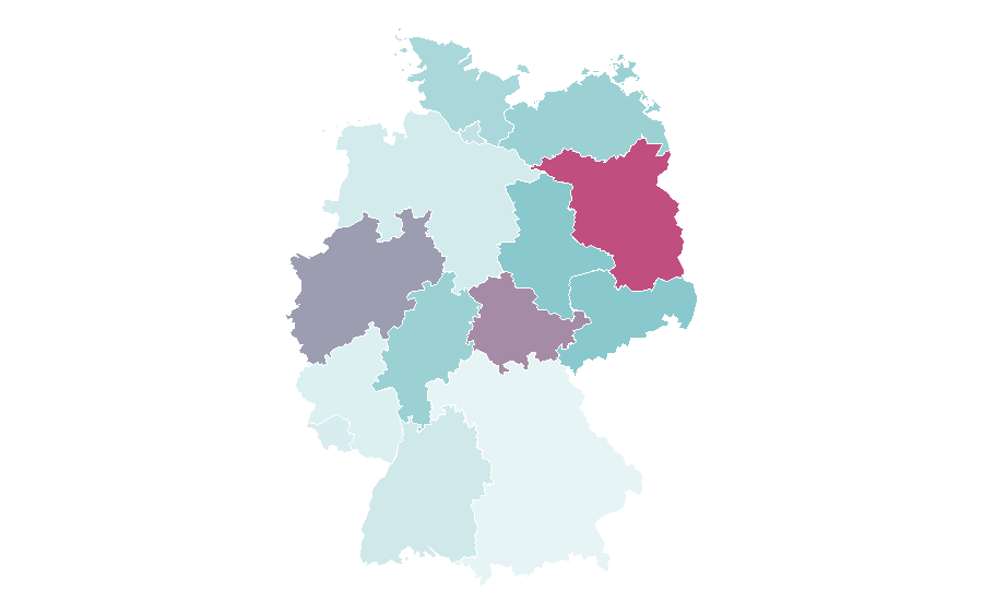 Affinité par région — Ancient Egypt, Allemagne