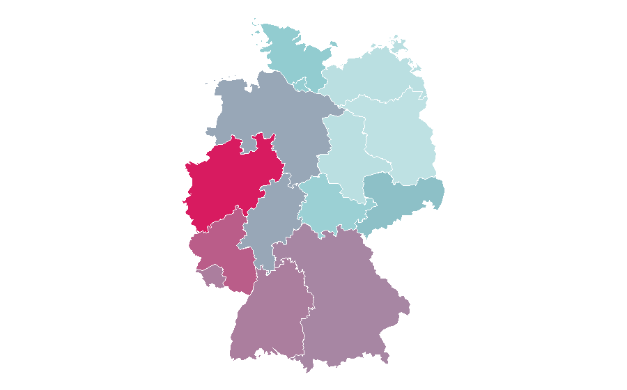 Affinity by region — Andalusia, Germany