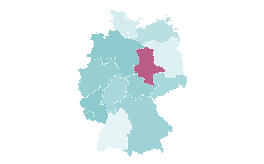 Affinity by region — Andre the Giant, Germany