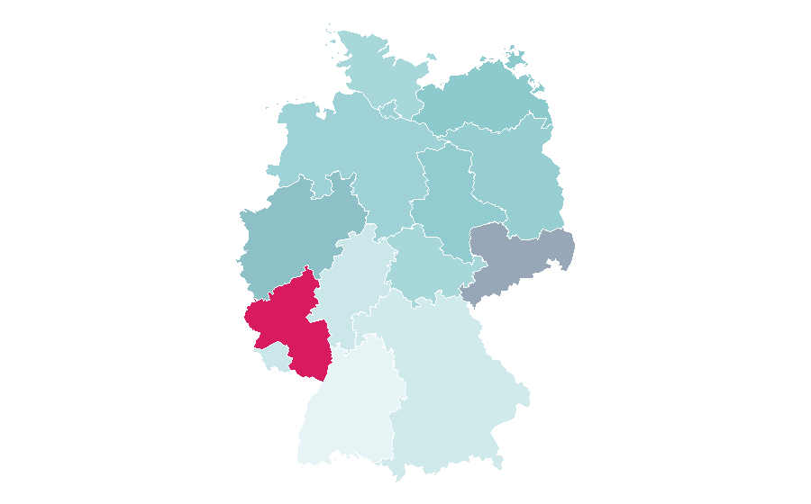Affinity by region — Andrea Nahles, Germany