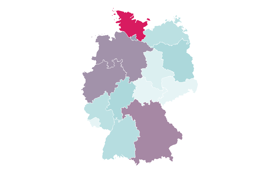 Affinity by region — Andrea Petkovic, Germany