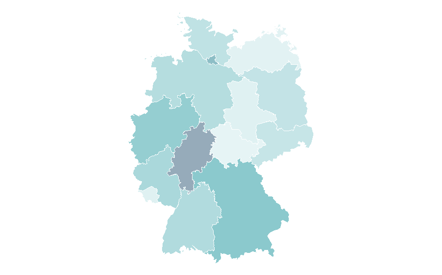 Affinity by region — Andrew Garfield, Germany