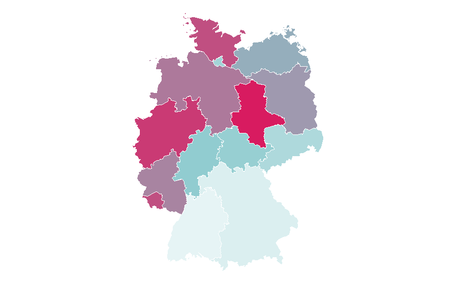 Affinity by region — Andrew Lincoln, Germany