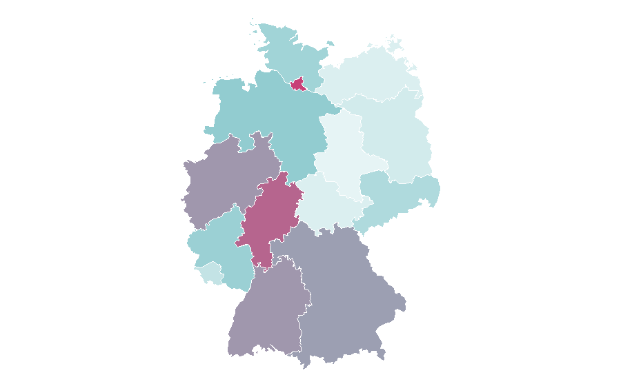 Affinity by region — Andrew Tate, Germany