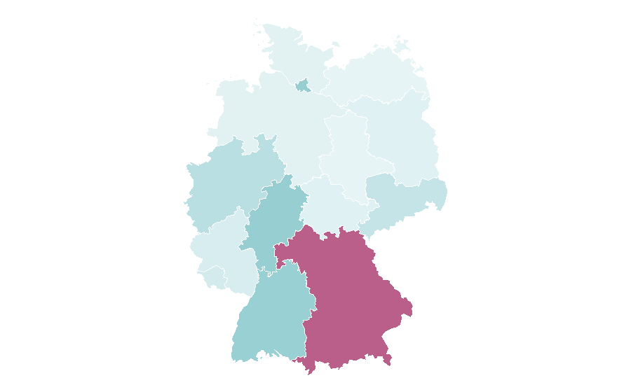 Affinity by region — Angel investor, Germany