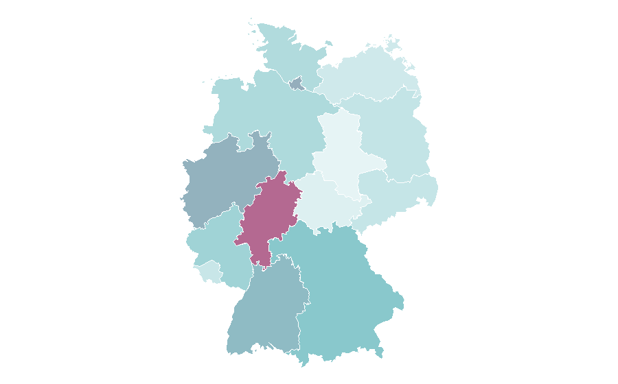 Affinity by region — Angola, Germany