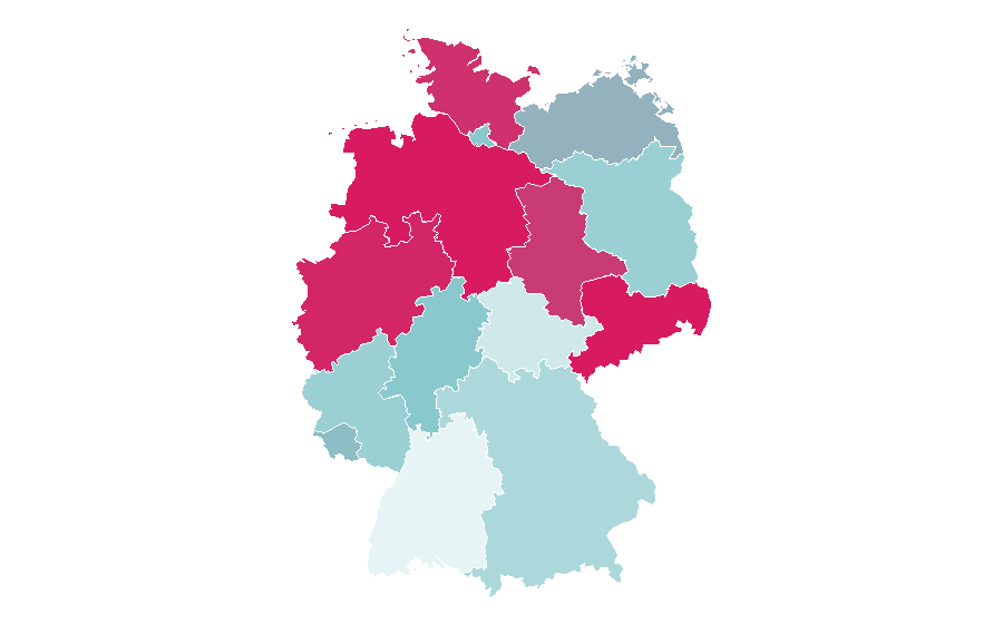 Affinity by region — Animal Crossing, Germany