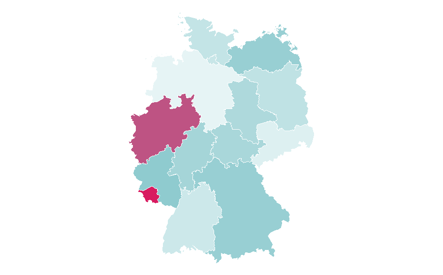 Affinity by region — Animal rescue group, Germany