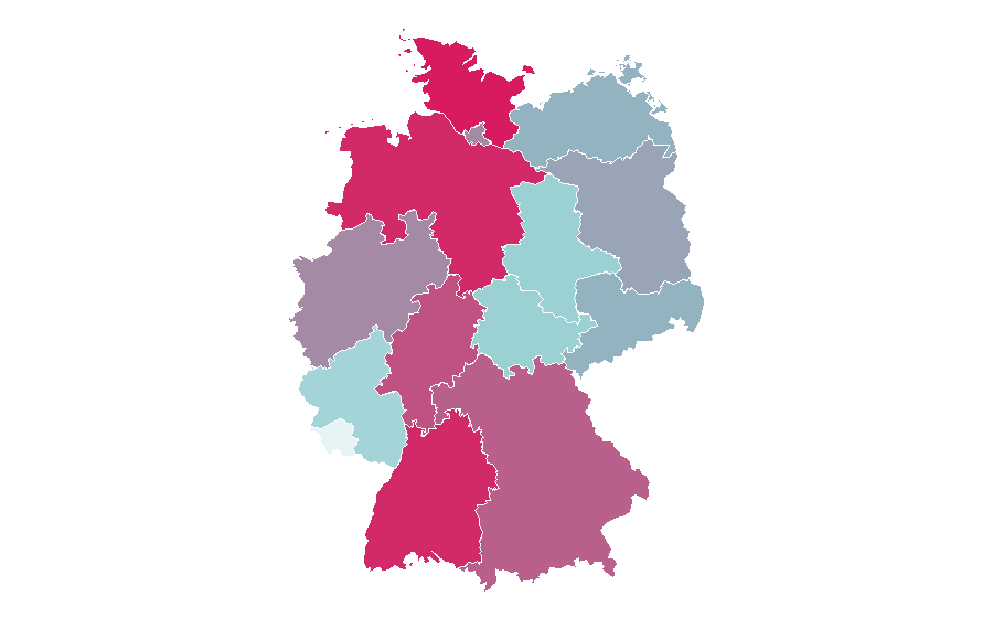 Affinität nach Region — ANKER, Deutschland