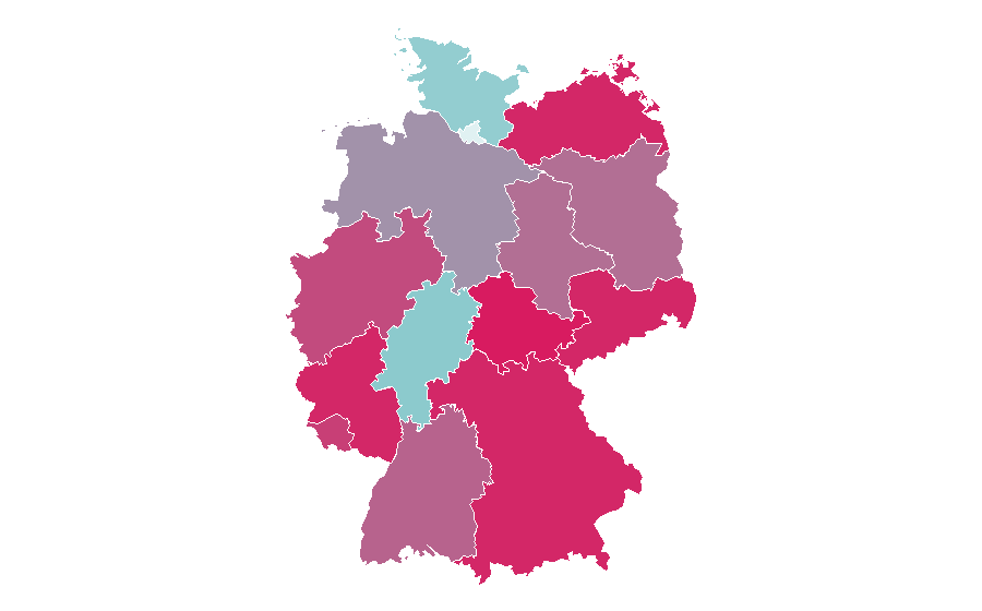 Affinity by region — Anklet, Germany