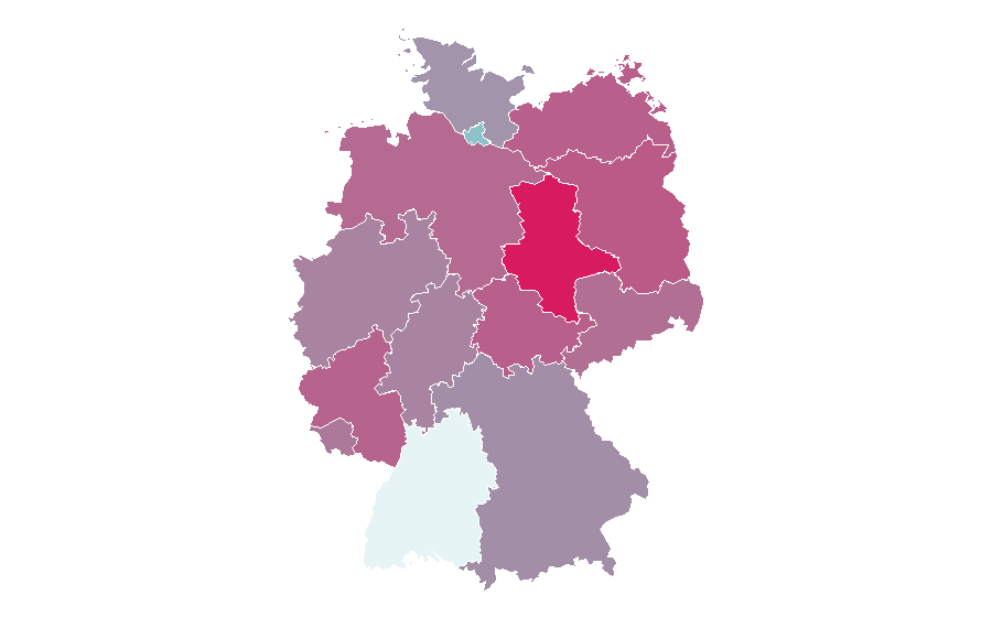 Affinity by region — Anna Faris, Germany