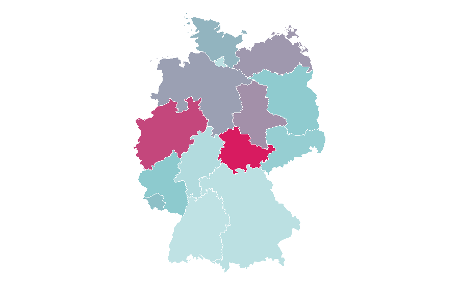 Affinity by region — Anna Planken, Germany