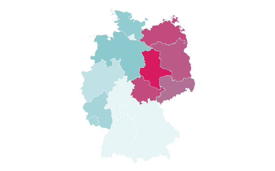 Affinity by region — Anna Thalbach, Germany
