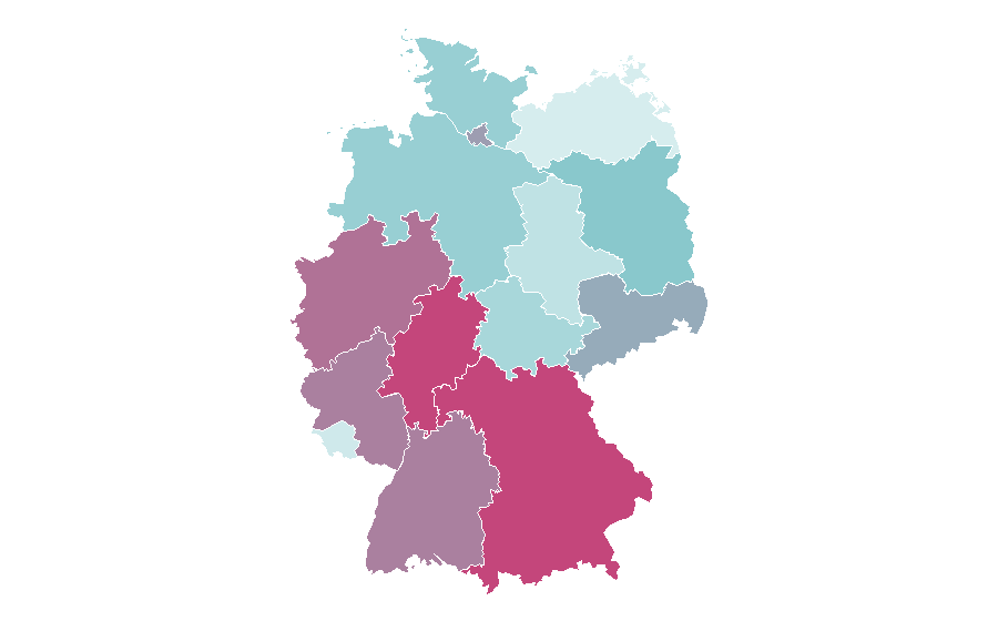 Affinité par région — Anne Hathaway, Allemagne