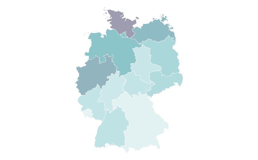 Affinity by region — Anne Will, Germany