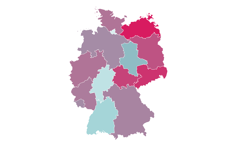 Affinity by region — Annemarie Carpendale, Germany