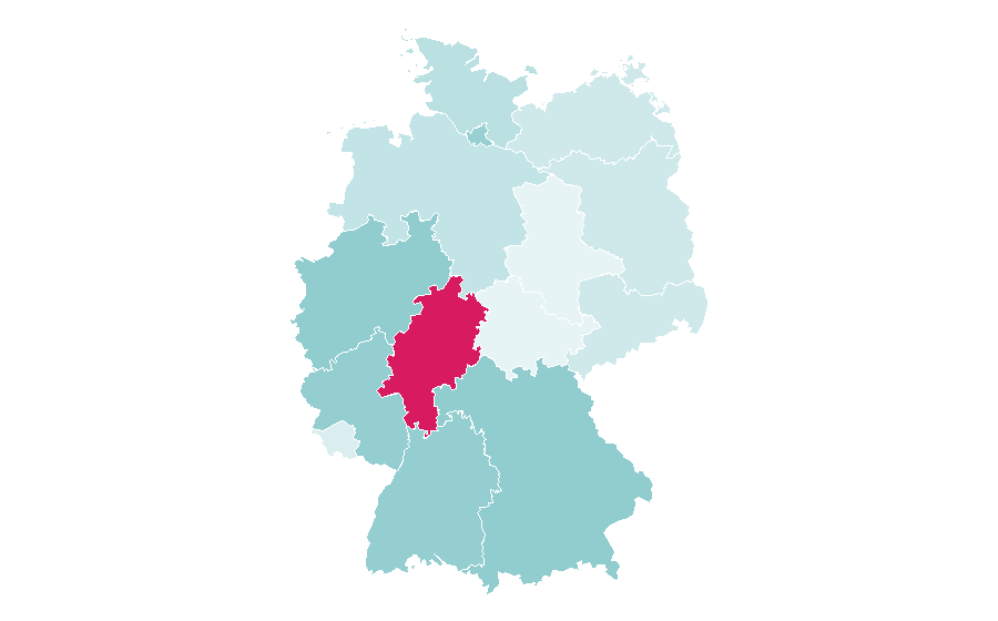 Affinity by region — Antarctica, Germany
