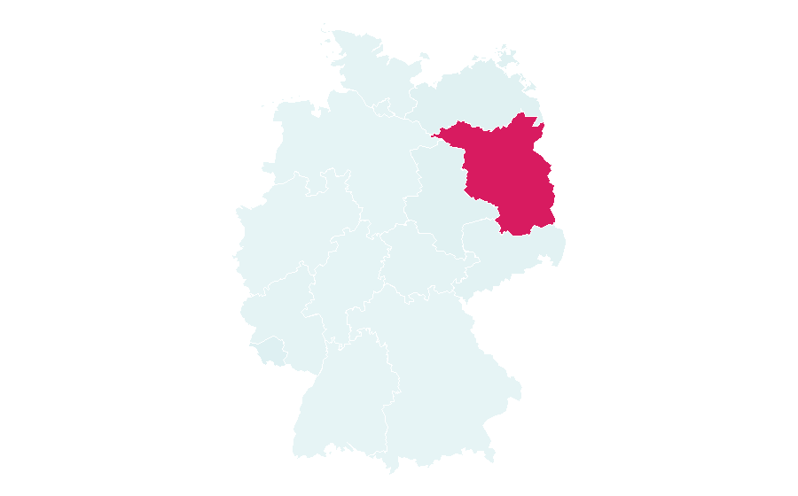 Affinity by region — Antenne Brandenburg, Germany