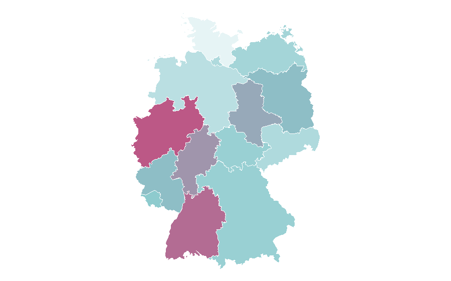 Affinity by region — Antonio Banderas, Germany
