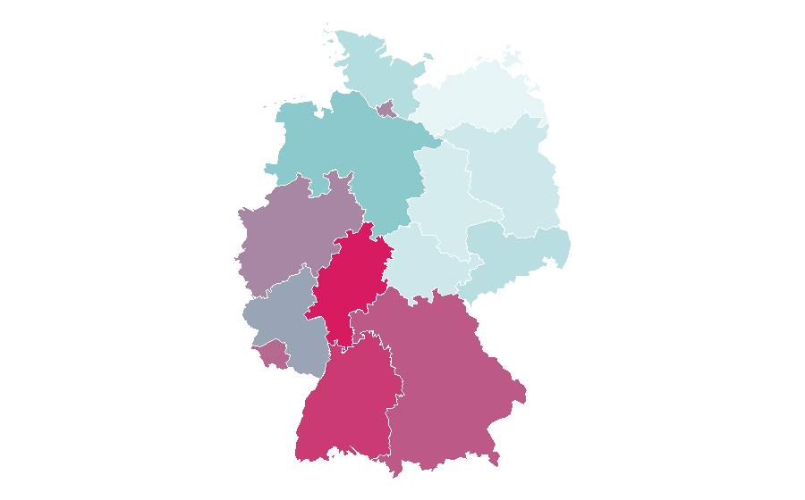 Affinity by region — AP (rapper), Germany