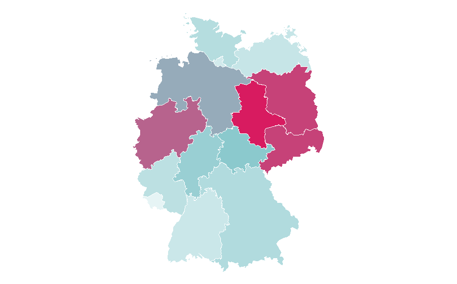 Affinité par région — Apollo, Allemagne